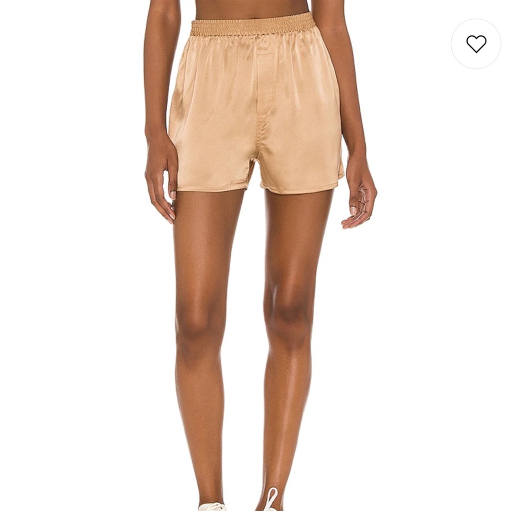 Fifi Silk Boxer shorts in Earth Frankie Bikinis